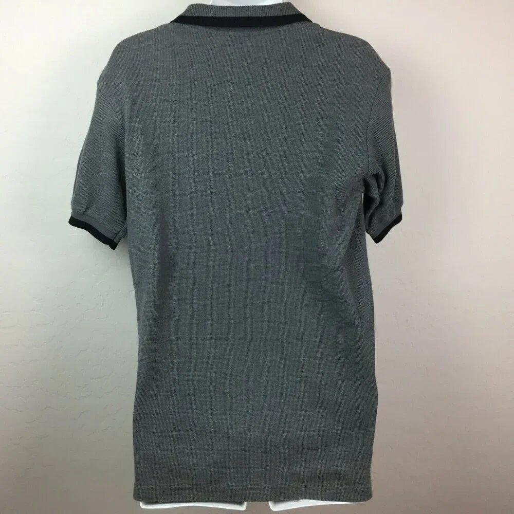 Polo Sport Ralph Lauren Mens Gray Short Sleeve Polo Shirt Size Medium